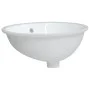 Lavabo de baño ovalado cerámica blanco 49x40,5x21 cm de vidaXL, Lavabos - Ref: Foro24-153720, Precio: 66,33 €, Descuento: %