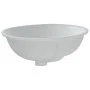 Lavabo de baño ovalado cerámica blanco 49x40,5x21 cm de vidaXL, Lavabos - Ref: Foro24-153720, Precio: 66,33 €, Descuento: %