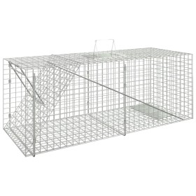 Trampa para animales hierro galvanizado 64,5x25x26,5 cm de vidaXL, Trampas para animales - Ref: Foro24-154933, Precio: 44,38 ...