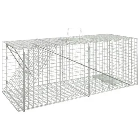Trampa para animales hierro galvanizado 64,5x25x26,5 cm de vidaXL, Trampas para animales - Ref: Foro24-154933, Precio: 38,15 ...