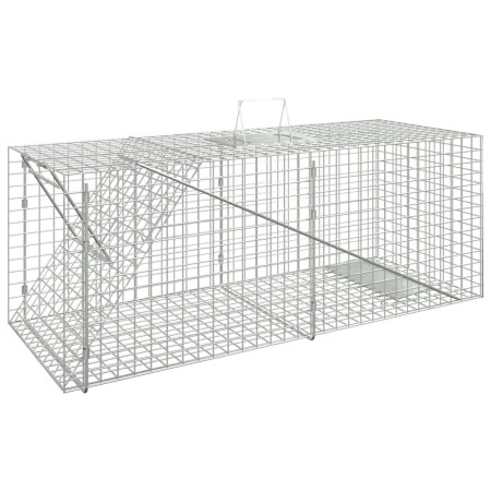 Trampa para animales hierro galvanizado 64,5x25x26,5 cm de vidaXL, Trampas para animales - Ref: Foro24-154933, Precio: 44,38 ...