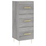 Aparador alto madera contrachapada gris Sonoma 34,5x34x180 cm de vidaXL, Aparadores - Ref: Foro24-3198847, Precio: 111,61 €, ...