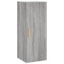 Aparador alto madera contrachapada gris Sonoma 34,5x34x180 cm de vidaXL, Aparadores - Ref: Foro24-3198847, Precio: 111,61 €, ...