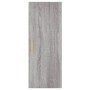 Aparador alto madera contrachapada gris Sonoma 34,5x34x180 cm de vidaXL, Aparadores - Ref: Foro24-3198847, Precio: 111,61 €, ...