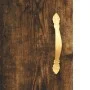 Aparador de madera contrachapada roble ahumado 34,5x34x180 cm de vidaXL, Aparadores - Ref: Foro24-3198838, Precio: 107,50 €, ...