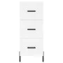 Aparador alto madera contrachapada blanco 34,5x34x180 cm de vidaXL, Aparadores - Ref: Foro24-3198857, Precio: 128,72 €, Descu...