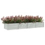 Arriate de acero galvanizado plateado 320x80x45 cm de vidaXL, Maceteros y jardineras - Ref: Foro24-316892, Precio: 62,28 €, D...