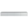 Arriate de acero galvanizado plateado 320x80x45 cm de vidaXL, Maceteros y jardineras - Ref: Foro24-316892, Precio: 62,28 €, D...