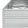 Arriate de acero galvanizado plateado 320x80x45 cm de vidaXL, Maceteros y jardineras - Ref: Foro24-316892, Precio: 62,28 €, D...