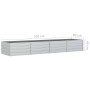Arriate de acero galvanizado plateado 320x80x45 cm de vidaXL, Maceteros y jardineras - Ref: Foro24-316892, Precio: 62,28 €, D...