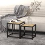 Mesas de centro 2 unidades MDF roble Sonoma de vidaXL, Mesas auxiliares - Ref: Foro24-331657, Precio: 40,29 €, Descuento: %
