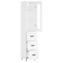 Aparador alto madera contrachapada blanco 34,5x34x180 cm de vidaXL, Aparadores - Ref: Foro24-3199209, Precio: 114,96 €, Descu...
