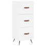 Aparador alto madera contrachapada blanco 34,5x34x180 cm de vidaXL, Aparadores - Ref: Foro24-3199209, Precio: 114,96 €, Descu...