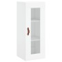 Aparador alto madera contrachapada blanco 34,5x34x180 cm de vidaXL, Aparadores - Ref: Foro24-3199209, Precio: 114,96 €, Descu...