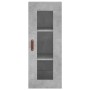 Aparador de madera contrachapada gris hormigón 34,5x34x180 cm de vidaXL, Aparadores - Ref: Foro24-3199213, Precio: 112,94 €, ...