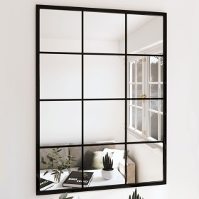 Espejos de pared 2 uds metal negro 80x60 cm de vidaXL, Espejos - Ref: Foro24-3189032, Precio: 139,05 €, Descuento: %