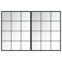 Espejos de pared 2 uds metal negro 80x60 cm de vidaXL, Espejos - Ref: Foro24-3189032, Precio: 139,05 €, Descuento: %