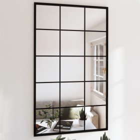 Espejos de pared 2 uds metal negro 100x60 cm de vidaXL, Espejos - Ref: Foro24-3189035, Precio: 157,43 €, Descuento: %