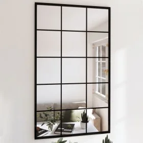Wall mirrors 2 pcs black metal 100x60 cm by vidaXL, Mirrors - Ref: Foro24-3189035, Price: 163,42 €, Discount: %