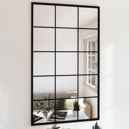 Wall mirrors 2 pcs black metal 100x60 cm by vidaXL, Mirrors - Ref: Foro24-3189035, Price: 163,42 €, Discount: %