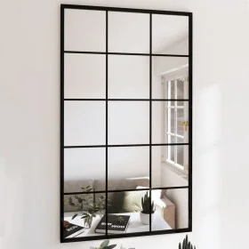 Wall mirrors 3 pcs black metal 100x60 cm by vidaXL, Mirrors - Ref: Foro24-3189036, Price: 241,00 €, Discount: %