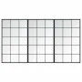 Espejos de pared 3 uds metal negro 100x60 cm de vidaXL, Espejos - Ref: Foro24-3189036, Precio: 241,00 €, Descuento: %