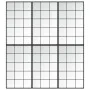 Espejos de pared 6 uds metal negro 100x60 cm de vidaXL, Espejos - Ref: Foro24-3189038, Precio: 477,71 €, Descuento: %