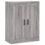 Aparador alto madera contrachapada gris sonoma 69,5x34x180 cm de vidaXL, Aparadores - Ref: Foro24-3199567, Precio: 153,65 €, ...
