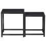 Mesas de centro 2 unidades MDF negro de vidaXL, Mesas auxiliares - Ref: Foro24-331658, Precio: 40,47 €, Descuento: %