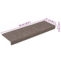 Felpudos autoadhesivos para escaleras, 15 unidades, 65x21x4 cm, beige, borde rectangular en Hogar | Comprar online en Foru.es