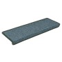 Alfombrillas para escaleras 15 unidades 65x21x4 cm Verde oscuro Borde rectangular en Hogar | Comprar online en Foru.es