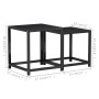 Mesas de centro 2 unidades MDF negro de vidaXL, Mesas auxiliares - Ref: Foro24-331658, Precio: 40,47 €, Descuento: %