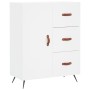 Aparador alto madera contrachapada blanco 69,5x34x180 cm de vidaXL, Aparadores - Ref: Foro24-3189413, Precio: 145,33 €, Descu...