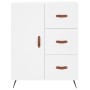Aparador alto madera contrachapada blanco 69,5x34x180 cm de vidaXL, Aparadores - Ref: Foro24-3189413, Precio: 145,33 €, Descu...