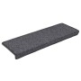 Alfombrillas para escaleras 15 unidades 65x21x4 cm Gris oscuro Borde rectangular en Hogar | Comprar online en Foru.es