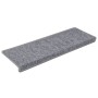 Alfombrillas para escaleras 15 unidades 65x21x4 cm Gris claro Borde rectangular en Hogar | Comprar online en Foru.es