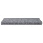 Alfombrillas para escaleras 15 unidades 65x21x4 cm Gris claro Borde rectangular en Hogar | Comprar online en Foru.es