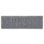 Alfombrillas para escaleras 15 unidades 65x21x4 cm Gris claro Borde rectangular en Hogar | Comprar online en Foru.es