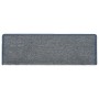 Alfombrillas para escaleras 15 unidades 65x21x4 cm Gris claro y azul Borde rectangular en Hogar | Comprar online en Foru.es