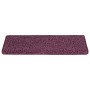 Felpudos para escaleras (15 unidades, 65 x 21 x 4 cm, color morado oscuro, borde rectangular) en Hogar | Comprar online en Foru.