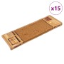 Alfombrilla autoadhesiva de escalera 15 uds beige 65x21x4 cm en Hogar | Comprar online en Foru.es