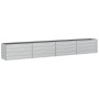Arriate de acero galvanizado plateado 320x40x45 cm de vidaXL, Maceteros y jardineras - Ref: Foro24-316893, Precio: 65,91 €, D...