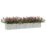 Arriate de acero galvanizado plateado 320x40x45 cm de vidaXL, Maceteros y jardineras - Ref: Foro24-316893, Precio: 65,91 €, D...