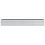 Arriate de acero galvanizado plateado 320x40x45 cm de vidaXL, Maceteros y jardineras - Ref: Foro24-316893, Precio: 65,91 €, D...