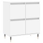 Aparadores 2 piezas madera contrachapada blanco de vidaXL, Aparadores - Ref: Foro24-3190165, Precio: 134,60 €, Descuento: %