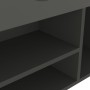 Banco zapatero con cojín madera ingeniería gris 104x30x49 cm en Zapateros y organizadores de calzado | Comprar online en Foru.es