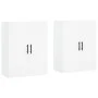 Armarios de pared 2 unidades blanco 69,5x34x90 cm de vidaXL, Aparadores - Ref: Foro24-3195643, Precio: 134,14 €, Descuento: %