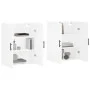 Armarios de pared 2 unidades blanco 69,5x34x90 cm de vidaXL, Aparadores - Ref: Foro24-3195643, Precio: 134,14 €, Descuento: %