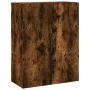 Armarios de pared 2 unidades roble ahumado 69,5x34x90 cm de vidaXL, Aparadores - Ref: Foro24-3195648, Precio: 128,31 €, Descu...