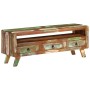 Mueble de TV madera maciza reciclada multicolor 110x30x40 cm de vidaXL, Muebles TV - Ref: Foro24-337063, Precio: 116,16 €, De...